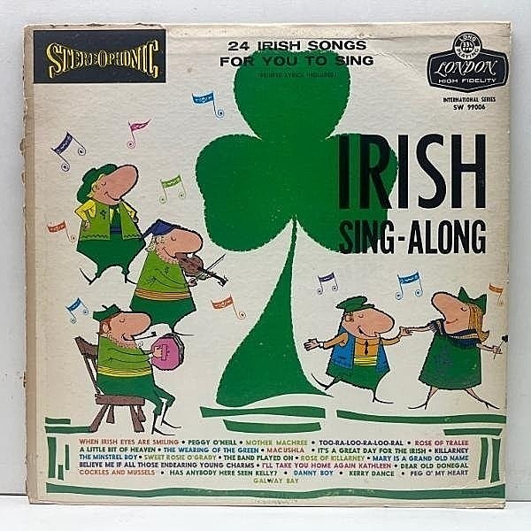 レコードメイン画像：【ダンスパーティー専用のアイリッシュムード歌謡集】良好盤!! UKオリジ DENIS MARTIN Irish Sing-Along ('60 London) デニス・マーティン