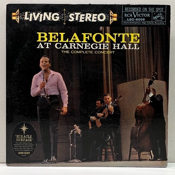 超希少 初版オリジナル 懐かしのS盤アワー RCA Victor LPボッ HARRY BELAFONTE / At Carnegie Hall (LP) / RCA Victor