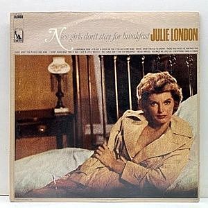 レコード画像：JULIE LONDON / Nice Girls Don't Stay For Breakfast