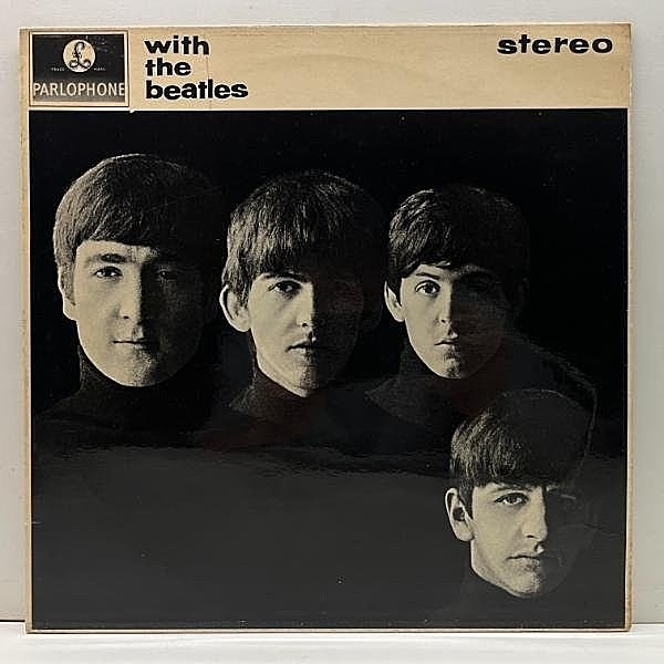 レコードメイン画像：美盤!! UKプレス 2EMIラベ FBコーティング仕様 With THE BEATLES (Parlophone PCS 3045) 両マト2 GRAMOPHONEリム ウィズ・ザ・ビートルズ