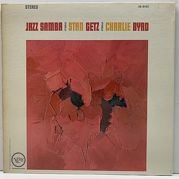 レコードメイン画像：美盤!! USオリジナル 初版 T字ラベ 見開きGF仕様 STAN GETZ, CHARLIE BYRD Jazz Samba ('62 Verve) スタン・ゲッツ／ジャズ・サンバ LP