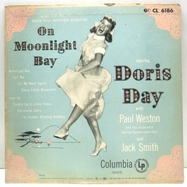 レコードメイン画像：良品!! 10 FLATオリジ 初回マルーン DORIS DAY On Moonlight Bay