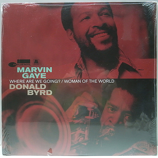 レコードメイン画像：未発表音源 MARVIN GAYE / DONALD BYRD - Where Are We Going? / Woman Of The World 新品 デッドストック 12" 2014 RSD 限定