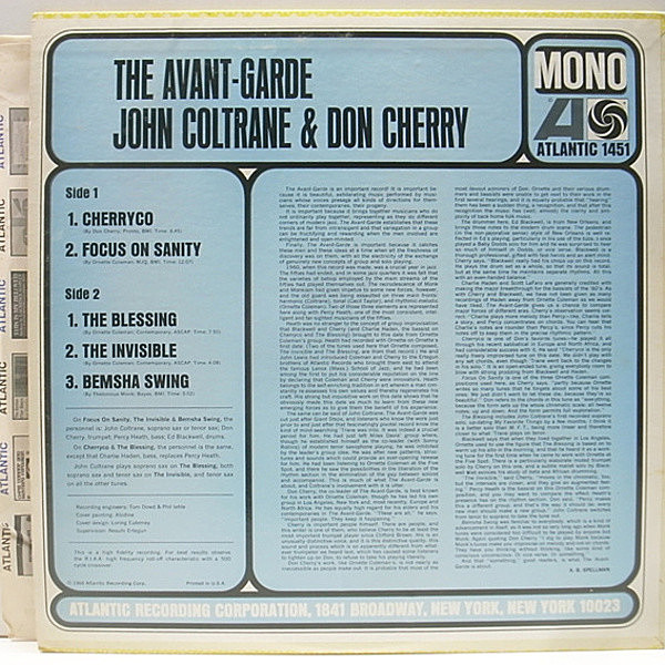未使用 John Coltrane - The Avant-Garde / LP 61SJnsoXeTS._UF1000,1000_QL80_.jpg