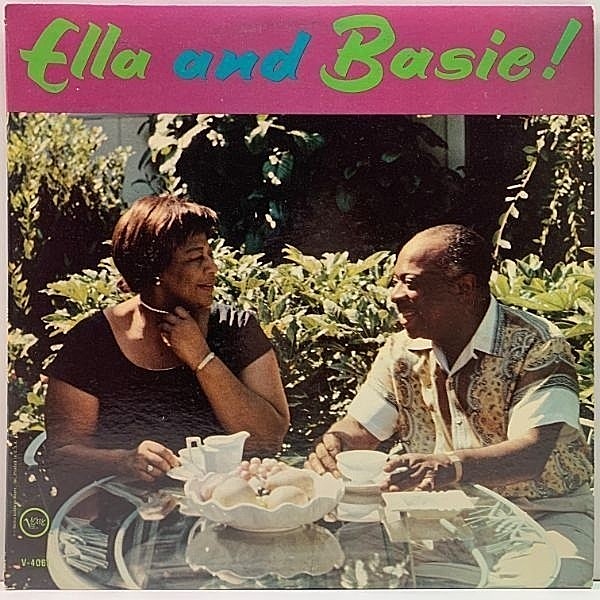 レコードメイン画像：良好品!音も抜群! MONO 深溝 USオリジナル ELLA FITZGERALD & COUNT BASIE Ella And Basie! ('63 Verve) エラとベイシー楽団の共演盤