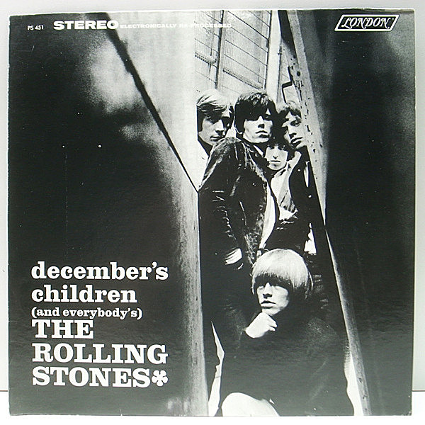 レコードメイン画像：レアな美品!! USオリジナル ROLLING STONES December's Children (London PS 451) 青銀 Stereo 1965年 ステレオ盤