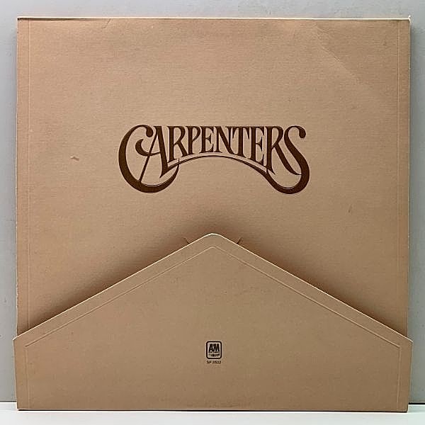 レコードメイン画像：稀少な良好品!! USオリジナル CARPENTERS Same ('71 A&M SP-3502) テクスチャード 凹凸エンボス 特殊レター型 カーペンターズ 名盤 LP
