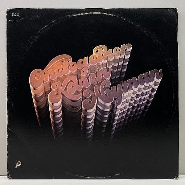レコードメイン画像：美盤!! USオリジナル 初版マルチバー KAREN WYMAN Onetogether ('71 Decca) カレン・ワイマン 1番の人気作 Night And Day ほか Soft Rock