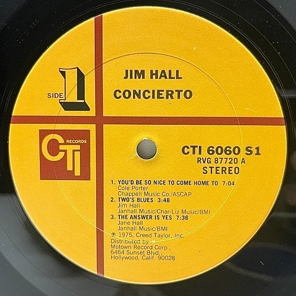 JIM HALL / LIVE! | sixteen records (シックスティーンレコード)