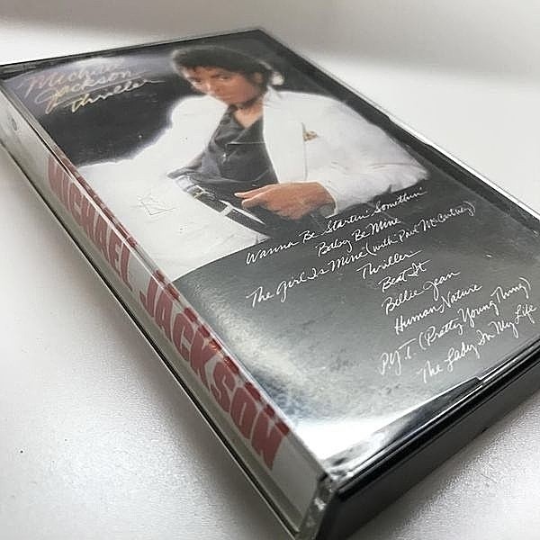 レコードメイン画像：CASSETTE TAPE / テープ MICHAEL JACKSON Thriller ('82 Epic) マイケル・ジャクソン ／ スリラー