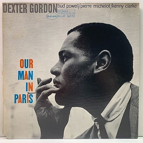 レコードメイン画像：美盤!! 米プレス DEXTER GORDON Our Man In Paris (Blue Note BST 84146) US Early 70's 音符ラベル BUD POWELLとの再会セッション