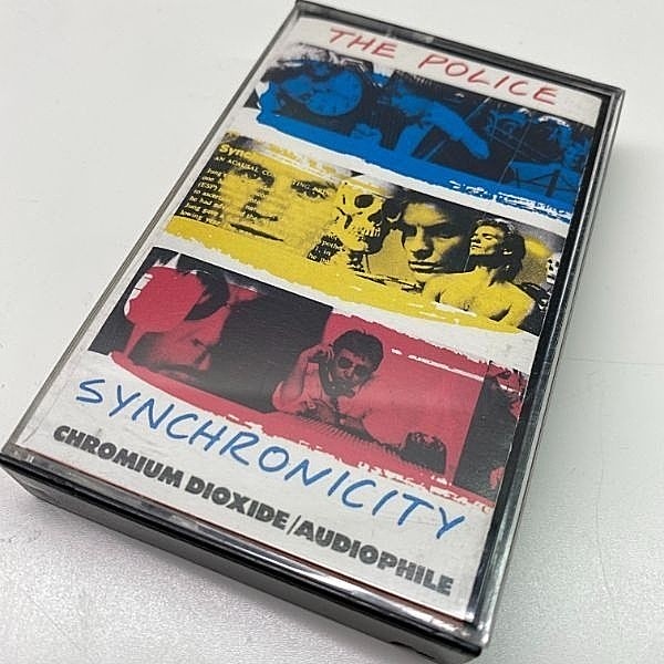 レコードメイン画像：US製 CASSETTE TAPE／テープ THE POLICE Synchronicity ('83 A&M) ポリス シンクロニシティ '83年当時の米国カセット