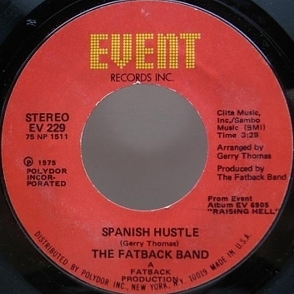 レコードメイン画像：LATIN DISCO FUNK 45 / FATBACK BAND Spanish Hustle / 7インチ