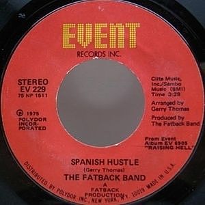 レコード画像：FATBACK BAND / Spanish Hustle / Put Your Love