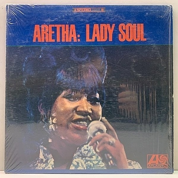 レコードメイン画像：Cut無し!シュリンク良好! 初回 3色ラベ USオリジ ARETHA FRANKLIN Lady Soul ('68 Atlantic) アレサ・フランクリン 名作 ARIF MARDIN arr.