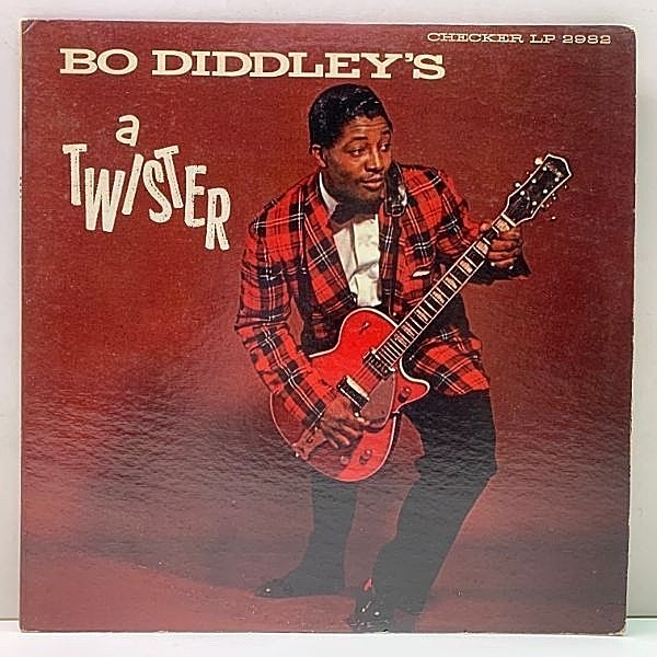 レコードメイン画像：【Sheldon刻印】USオリジナル MONO 黒銀ラベ 片溝 BO DIDDLEY Bo Diddley's A Twister ('62 Checker) プレイ良好！米 初回プレス
