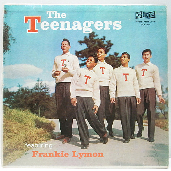 レコードメイン画像：レア!! MONO 深溝 USオリジナル THE TEENAGERS Featuring FRANKIE LYMON ('56 Gee) 原盤 PLAYS FINE♩