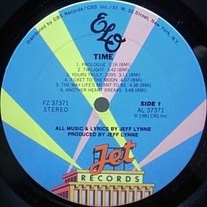 ELECTRIC LIGHT ORCHESTRA / Time (LP) / Jet | WAXPEND RECORDS