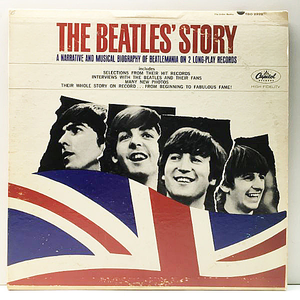 レコードメイン画像：良盤!! MONO 初版 虹ツヤ USオリジナル THE BEATLES The Beatles' Story ('64 Capitol) ビートルズ物語 米 初回プレス 2Lp