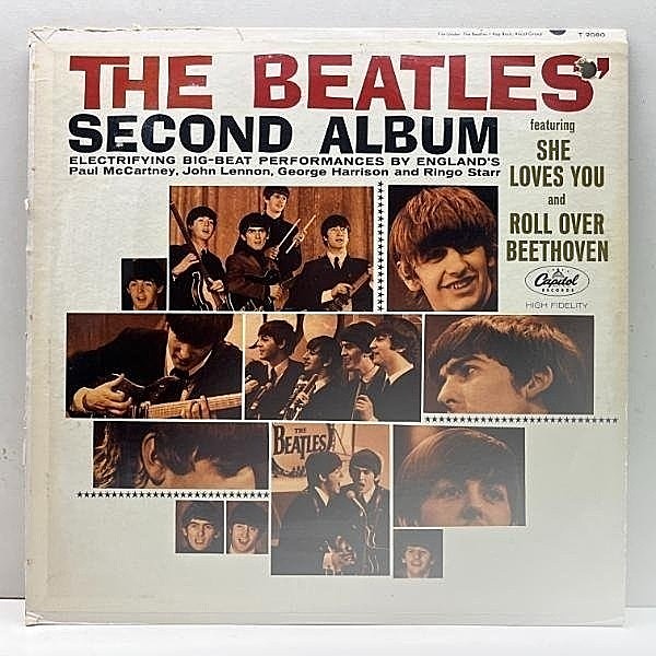 レコードメイン画像：良好盤!! 初回 虹ツヤ MONO 深溝 USオリジナル THE BEATLES The Beatles' Second Album ('64 Capitol) ビートルズ／セカンド・アルバム LP