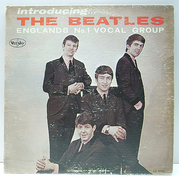レコードメイン画像：激レア!! Version 1『LOVE ME DO & P.S. I LOVE YOU』MONO 虹ツヤ OVAL 深溝 US Vee Jay オリジナル THE BEATLES Introducing 希少 入手難
