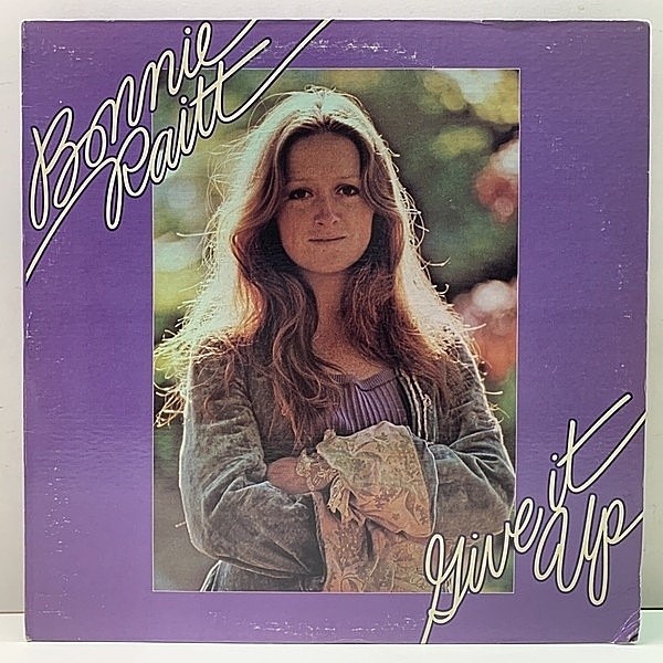 レコードメイン画像：レアな美盤!溝あり! 初版 緑ラベル マト枝番なし USオリジナル BONNIE RAITT Give It Up ('72 Warner) ボニー・レイット 最高傑作 LP