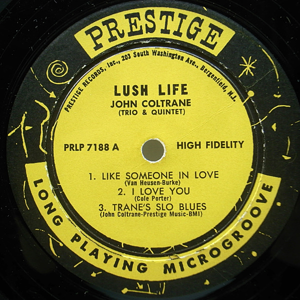 JOHN COLTRANE / Lush Life (LP) / Prestige | WAXPEND RECORDS