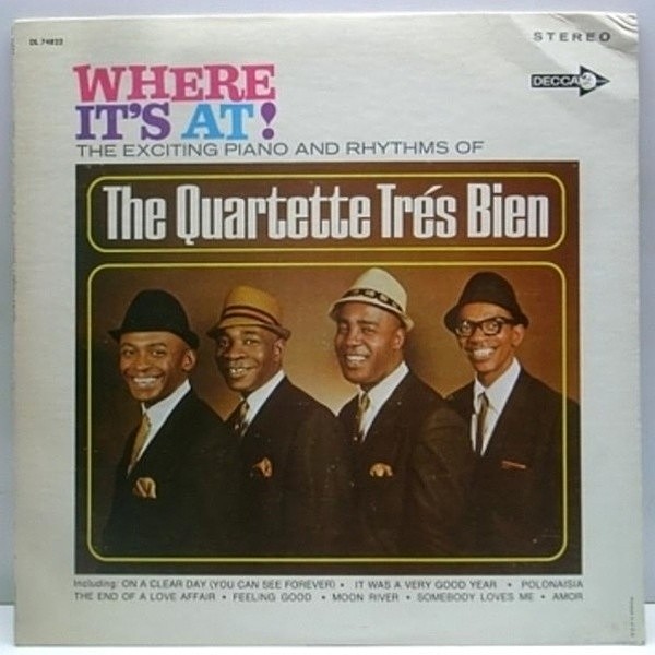 レコードメイン画像：良盤!! USオリジ QUARTETTE TRES BIEN スリリング ピアノジャズ