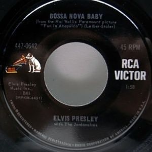 レコード画像：ELVIS PRESLEY / Bossa Nova Baby c/w Wichcraft