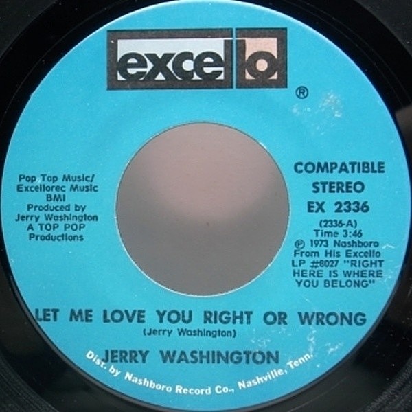 レコードメイン画像：KILLER FUNK!! 45 JERRY WASHINGTON Baby Don't Leave Me / 7 EP