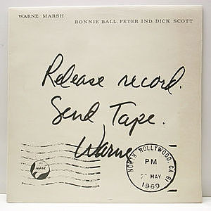 レコード画像：WARNE MARSH / Release Record Send Tape
