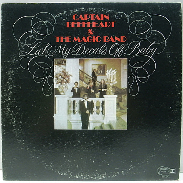 レコードメイン画像：ほぼ美盤!! USオリジナル CAPTAIN BEEFHEART Lick My Decals Off Baby ('70 Straight) レアな歌詞カード＆インナー 完品