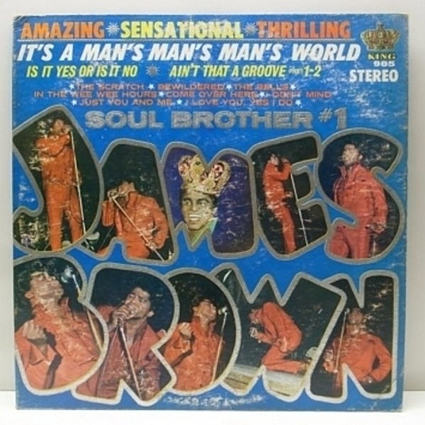 レコードメイン画像：レア!! LP USオリジ JAMES BROWN t's A Man's Man's World 貴重!