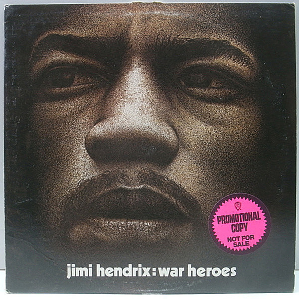 レコードメイン画像：プロモ 美盤 手書RL (BOB RUDWIG) USオリジナル JIMI HENDRIX War Heroes ('72 Reprise) 戦場の勇士たち