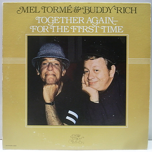 レコードメイン画像：USオリジナル MEL TORME & BUDDY RICH Together Again - For The First ('78 Gryphon) ジャズ界の巨人による共演盤