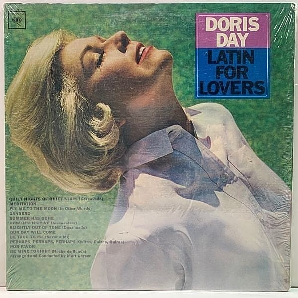 レコードメイン画像：シュリンク極美品!! MONO 初版 GUARANTEED US 完全オリジナル DORIS DAY Latin For Lovers ('65 Columbia) ボサノヴァ～スタンダード集