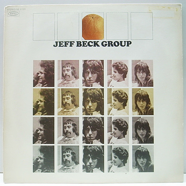 レコードメイン画像：良品!! 初回 KE規格 黄色ラベ オリジナル JEFF BECK GROUP Same ('72 Epic) 通称「オレンジ」名盤