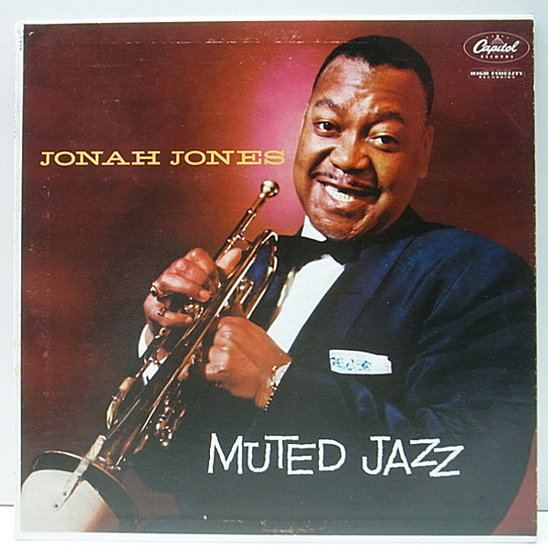 レコードメイン画像：美品 MONO 1stターコイズ USオリジナル JONAH JONES Muted Jazz ('57 Capitol) 味わい深い歌唱も堪能できる中間派～スウィング好盤！