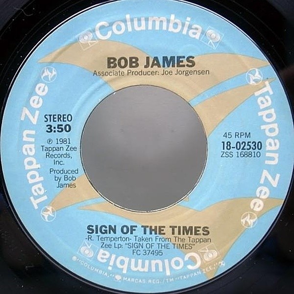レコードメイン画像：DE LA SOUL／KEEPIN' THE FAITHネタ BOB JAMES Sign Of The Times 7インチ 45 RPM.