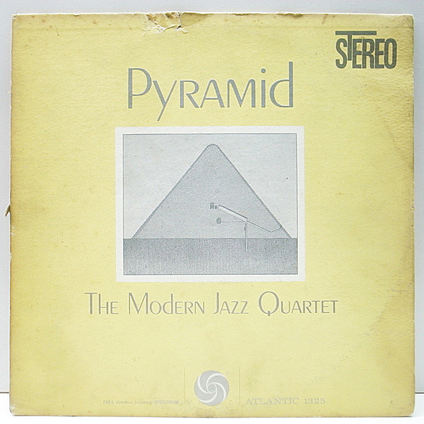 レコードメイン画像：USオリジナル ライムLbl. 深溝 MODERN JAZZ QUARTET Pyramid (Atlantic 1325) MJQ絶頂期の名作 PETE ROCKリミックス・JERUネタ