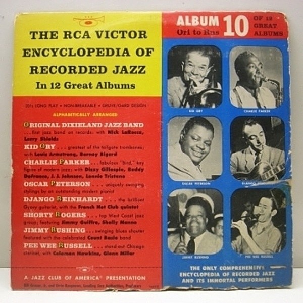 レコードメイン画像：10 Orig Jazz Sampler RCA Victor Encyclopedia CHARLIE PARKER