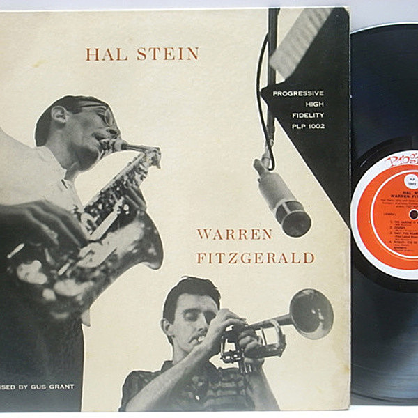レコードメイン画像：美盤!音抜群! 手書きRVG オリジナル HAL STEIN / WARREN FITZGERALD ('55 Progressive) BOB DOROUGH, PAUL MOTIAN