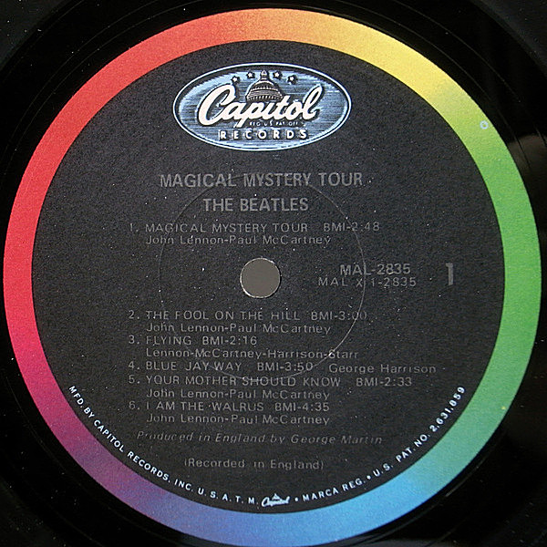 The Beatles Magical Mystery Tour US米国盤LP The Beatles = ビートルズ – Magical Mystery Tour = マジカル