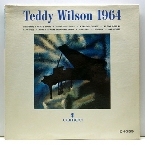 レコードメイン画像：【ピアニストの曲も多く採り上げたスタンダード集】MONO 米オリジナル TEDDY WILSON 1964 (Cameo) 嫋やかな中間派スタイルが最高です。