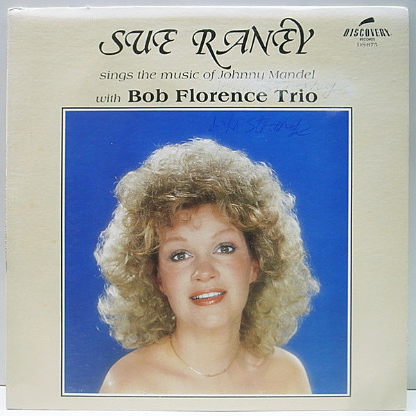 レコードメイン画像：USオリジナル SUE RANEY with BOB FLORENCE TRIO Sings The Music Of Johnny Mandel ('83 Discovery) 名曲集