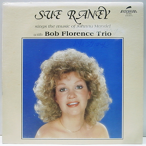 レコードメイン画像：USオリジナル SUE RANEY with BOB FLORENCE TRIO Sings The Music Of Johnny Mandel ('83 Discovery) 名曲集