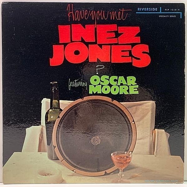 レコードメイン画像：レアな良好品!! US 完全オリジナル [INC無し 青ラージ] INEZ JONES Have You Met Inez Jones? ('57 Riverside) OSCAR MOORE, CARL PERKINS