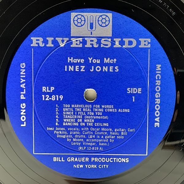 INEZ JONES / Have You Met Inez Jones? (LP) / Riverside