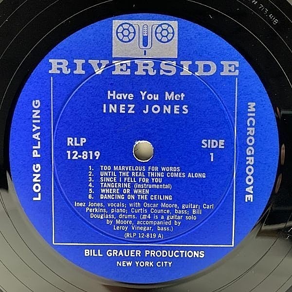INEZ JONES / Have You Met Inez Jones? (LP) / Riverside