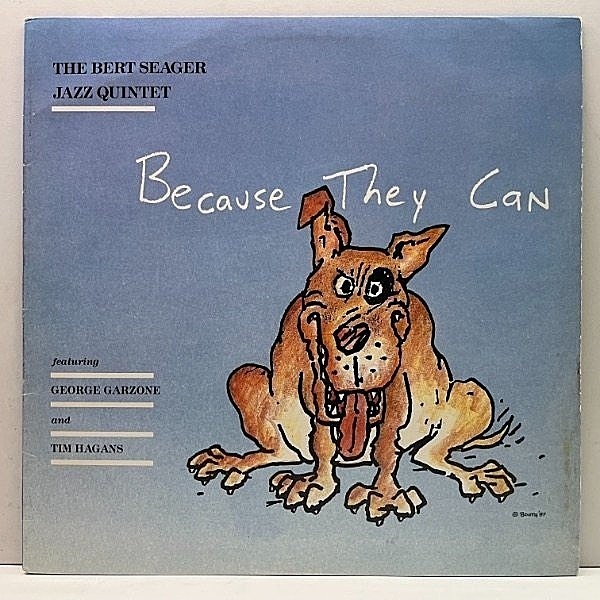 レコードメイン画像：プロモ '88年 希少アナログ USオリジナル BERT SEAGER JAZZ QUINTET Because They Can (Antilles) ハードバップの快作！